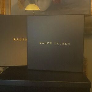 Ralph Lauren gift boxes.  (Lot of four boxes)